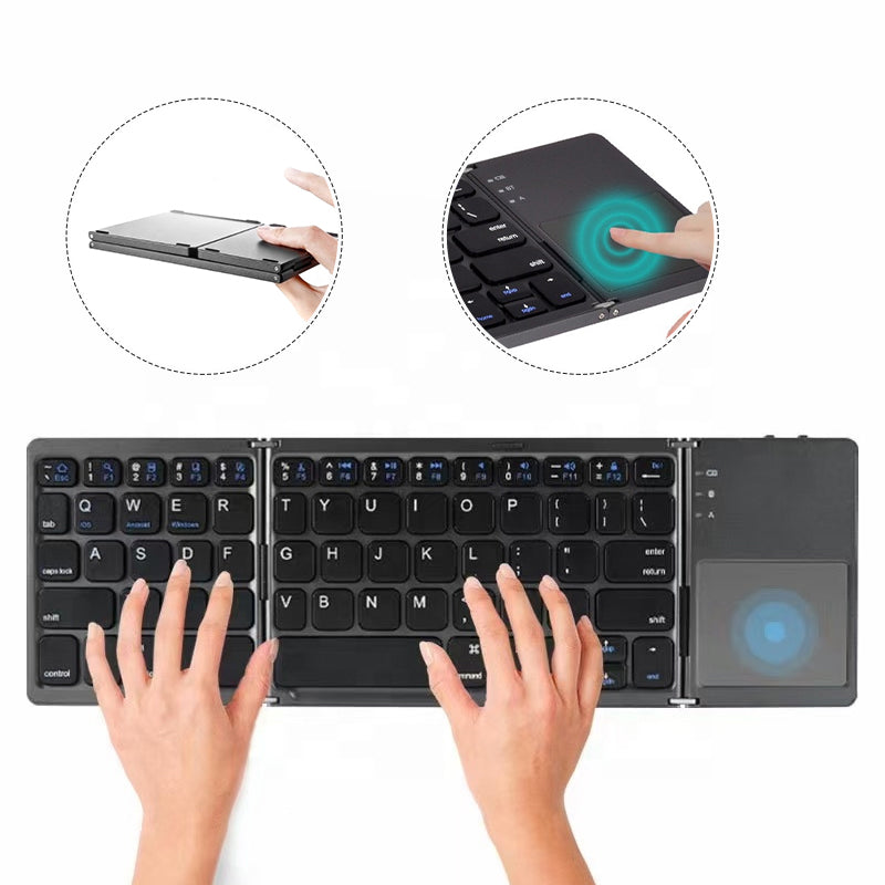 Vikbart Bluetooth-tangentbord