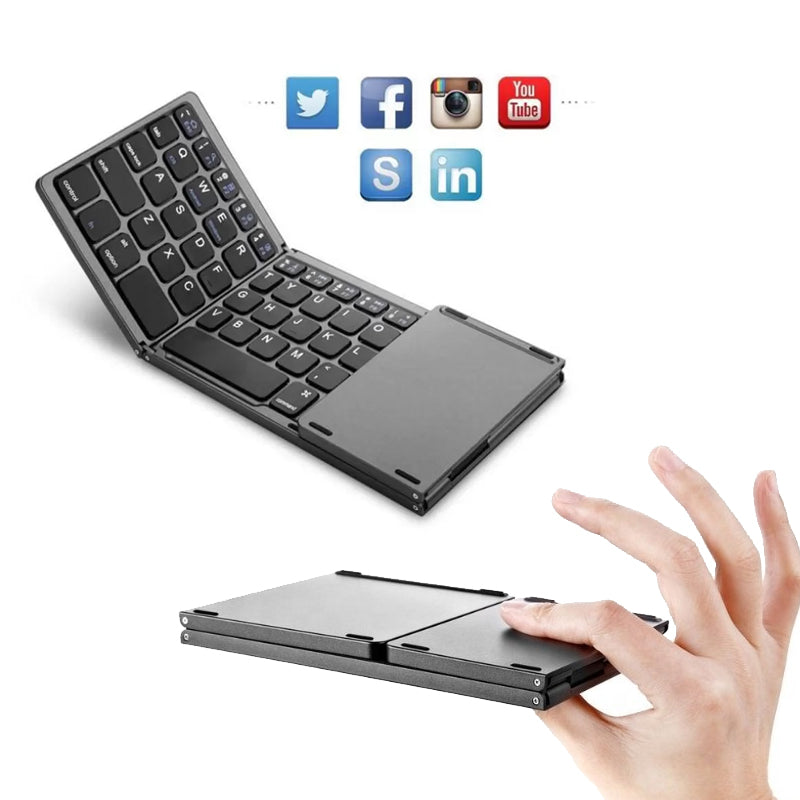 Vikbart Bluetooth-tangentbord