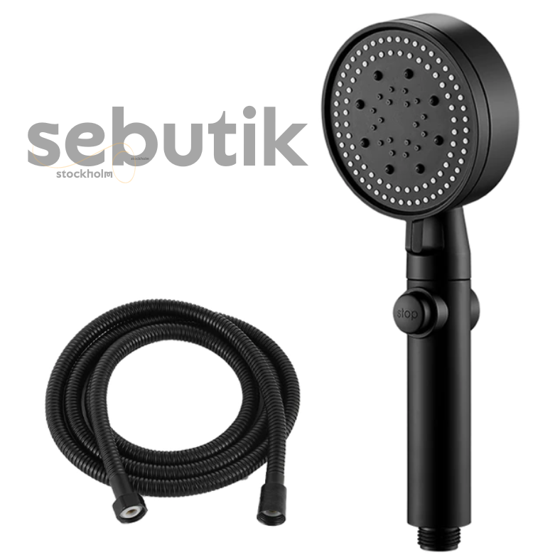 Borhe® PressureShower:  5 i 1 Högt Tryck Dusch Huvud