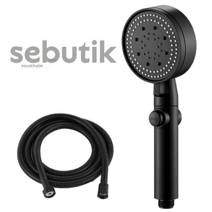 Borhe® PressureShower:  5 i 1 Högt Tryck Dusch Huvud