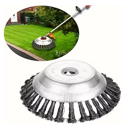 CutterHead: Kraftig Ståltråd Ogräs Skärare 20cm Borsthuvud Set