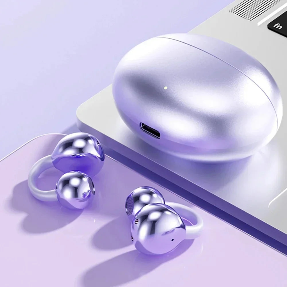 Clip-OnEarphone: Multifunktionell Klar Ljud Bekväm Clip-On Hörtelefon