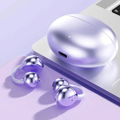 Clip-OnEarphone: Multifunktionell Klar Ljud Bekväm Clip-On Hörtelefon