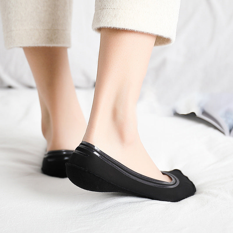 Anti-slip osynliga strumpor
