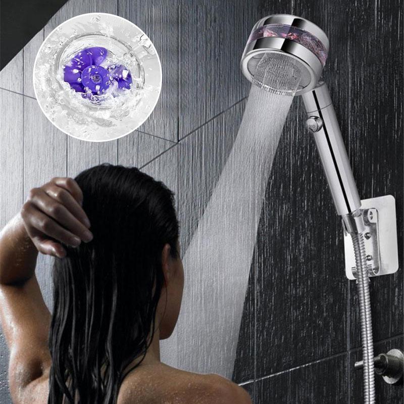 Borhe® SpinShower: 360° Roterande Hög-Tryck Dusch Huvud