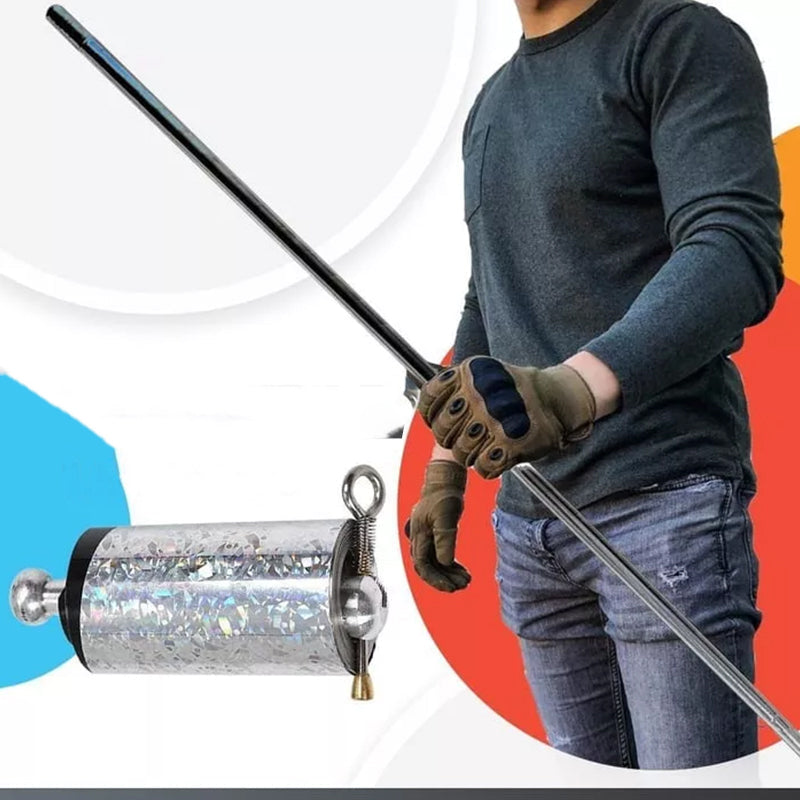 DefenseStick - Infällbar Teleskopisk Metall Försvars Stång