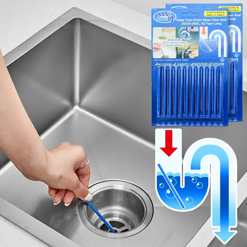 Avloppsrenare pinne 12st.