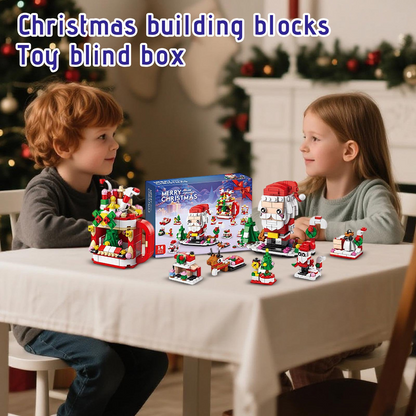 ChristmasBlocks: Jul Advent Kalender Bygg Klossar Set
