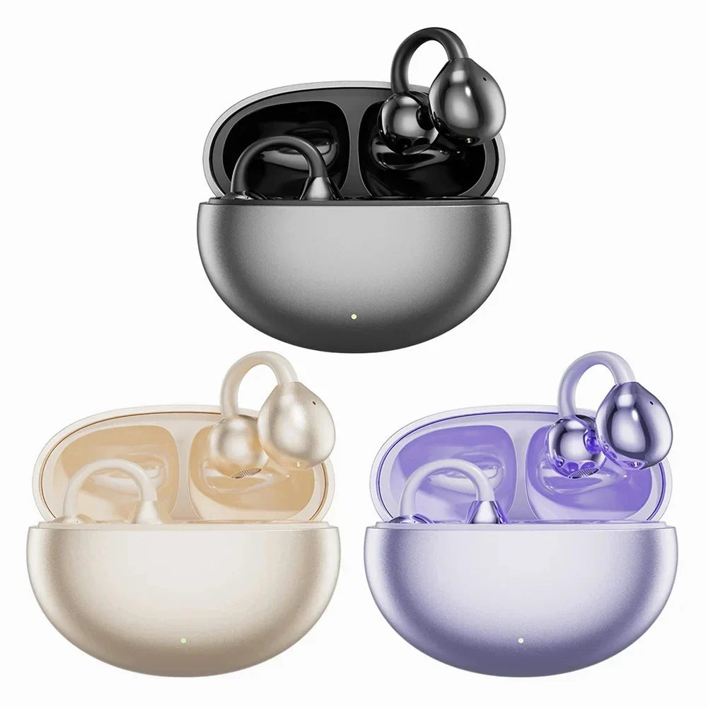 Clip-OnEarphone: Multifunktionell Klar Ljud Bekväm Clip-On Hörtelefon