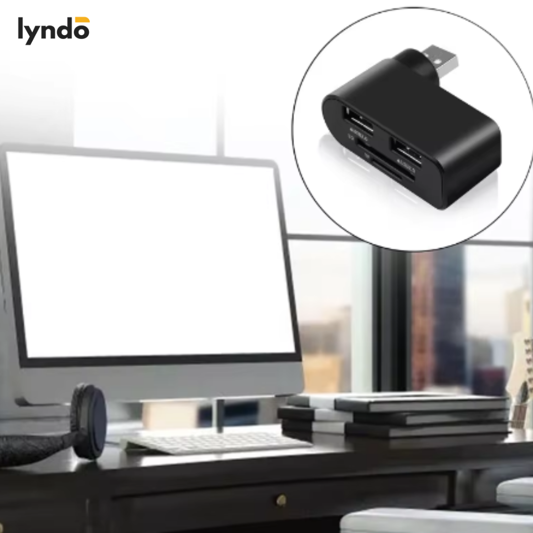 MULTIHUB | MÅNGSIDIG USB-ANSLUTNING I EN OCH SAMMA ADAPTER