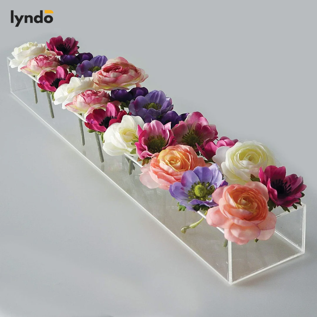 Leddi™ Leaves - Klar Akrylblomvas