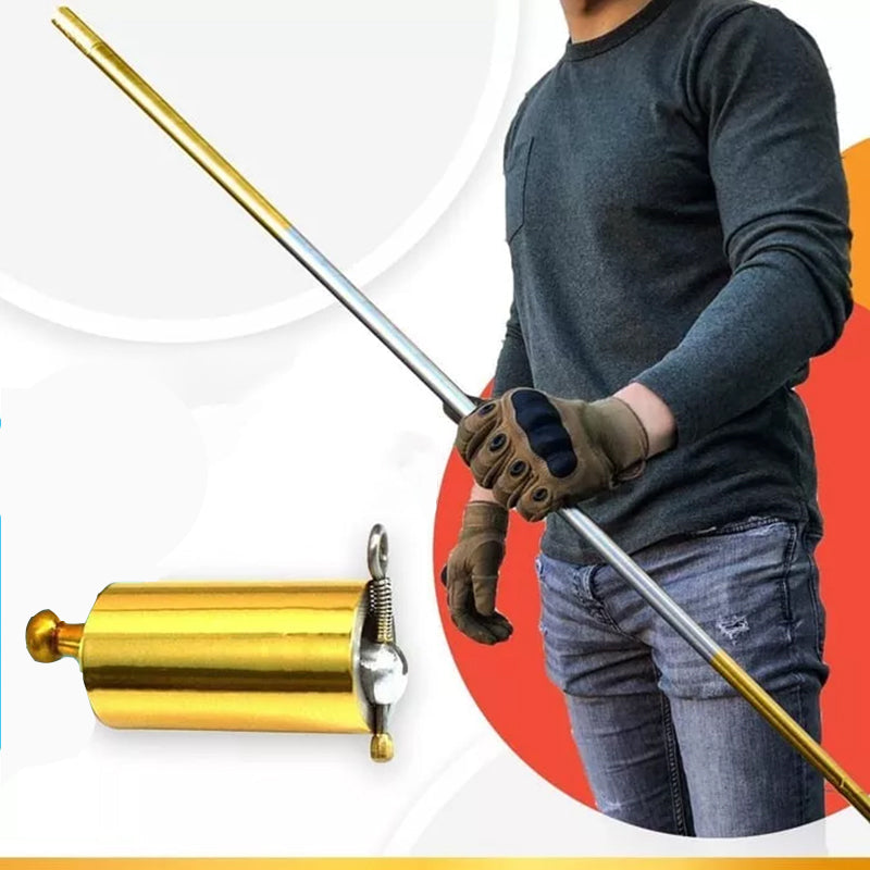 DefenseStick - Infällbar Teleskopisk Metall Försvars Stång