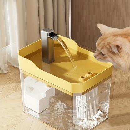 Catfri® WaterFountain: Smart Automatisk Husdjur Vatten Fontän