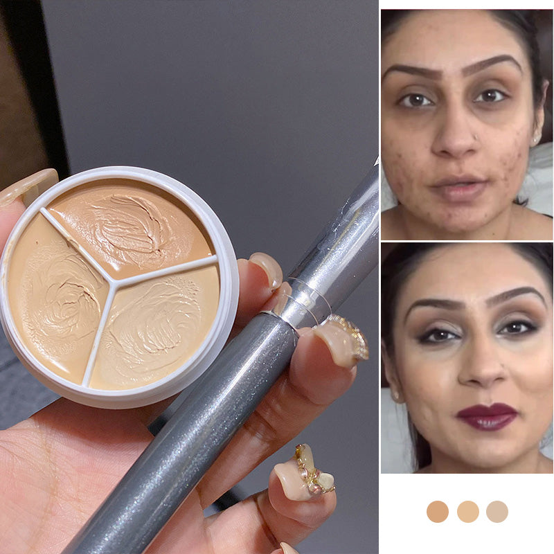 Tri-Colour Concealer + borste
