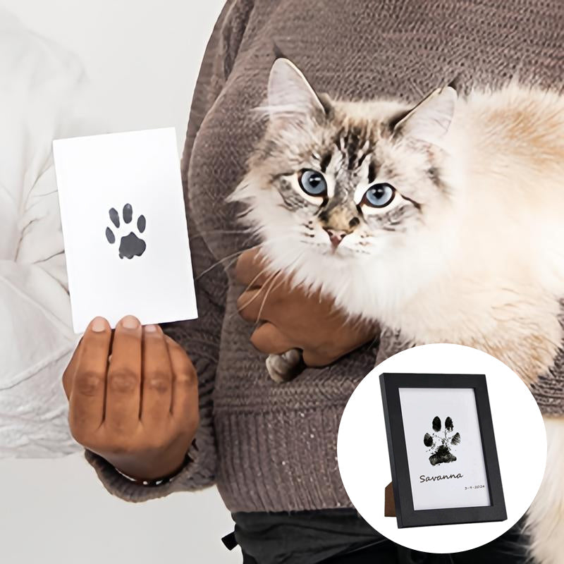 DogCatFri™ PawPrint: Husdjur Tass Ram Och Tryckning Kit