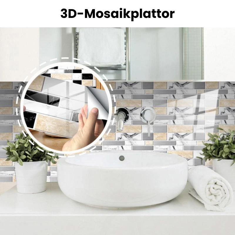 3D-Mosaikplattor