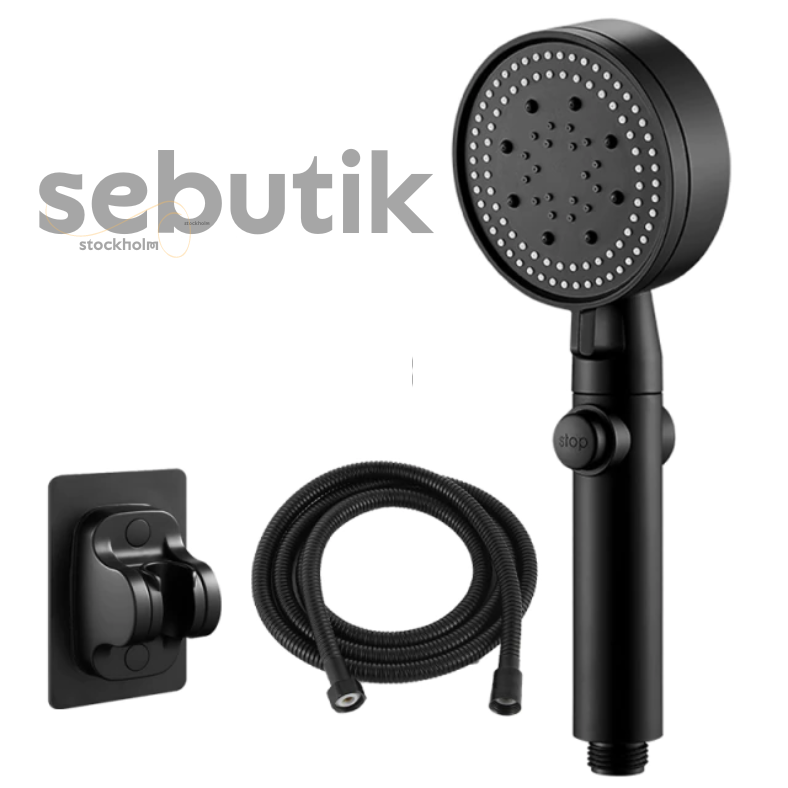 Borhe® PressureShower:  5 i 1 Högt Tryck Dusch Huvud
