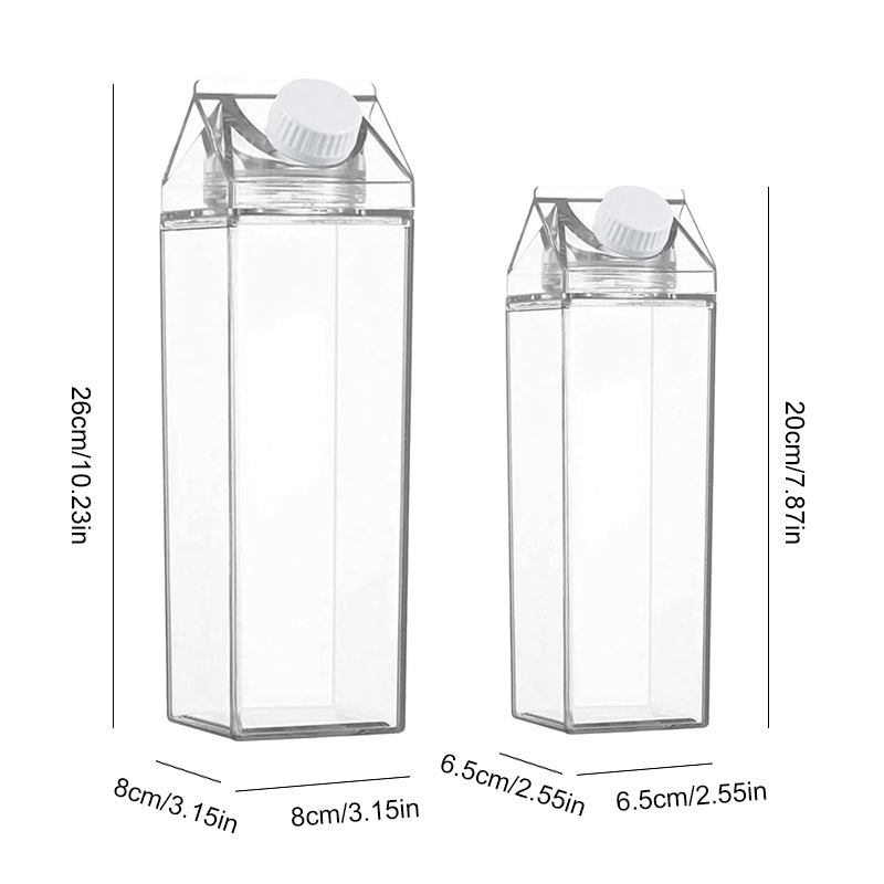 Transparent mjölkkartong