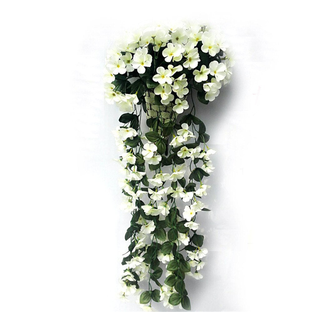 Konstgjord hängande blomma