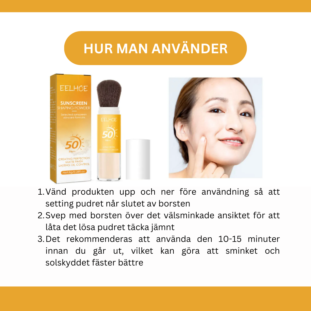 Spf50 Löst Puder Solskydd (1+1)