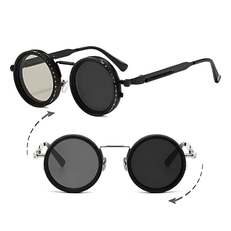 AdjustableSunglass: Starkt Till Svagt Ljus Justerbar Dimningssolglasögon Med Fodral