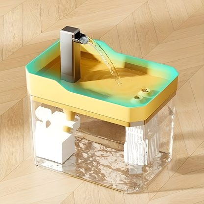 Catfri® WaterFountain: Smart Automatisk Husdjur Vatten Fontän