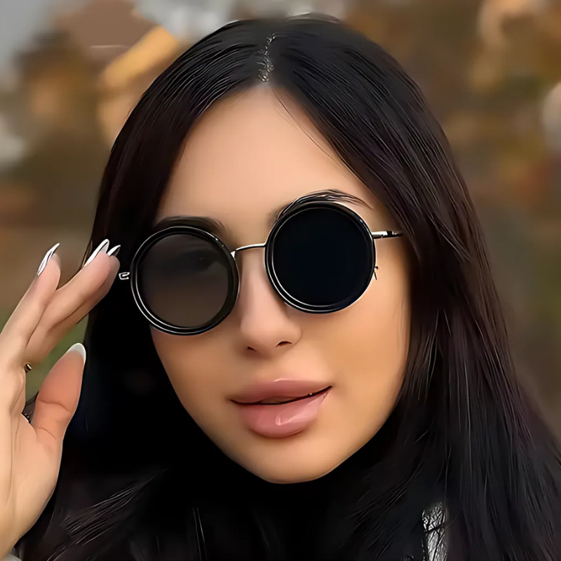 AdjustableSunglass: Starkt Till Svagt Ljus Justerbar Dimningssolglasögon Med Fodral