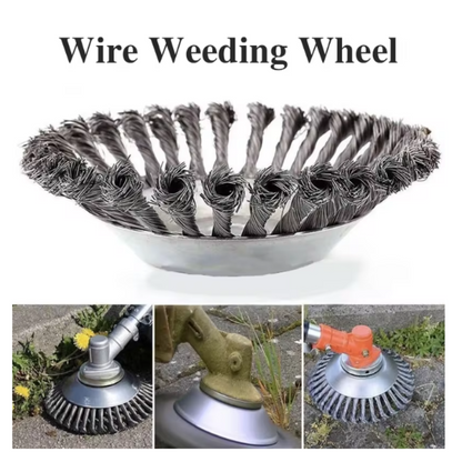 CutterHead: Kraftig Ståltråd Ogräs Skärare 20cm Borsthuvud Set