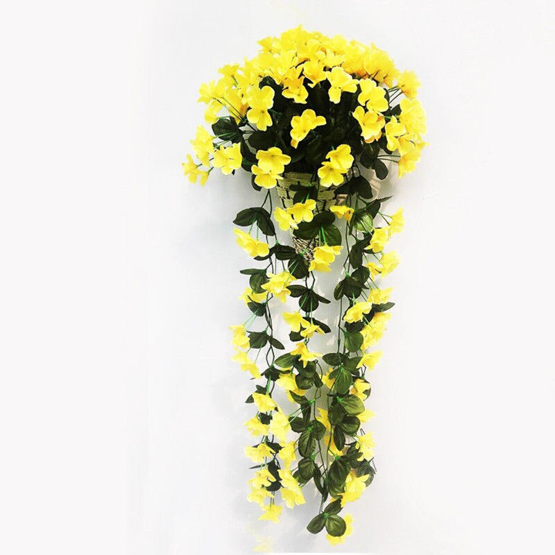 Konstgjord hängande blomma
