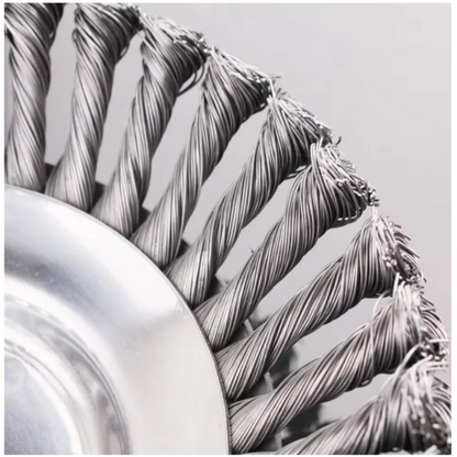 CutterHead: Kraftig Ståltråd Ogräs Skärare 20cm Borsthuvud Set