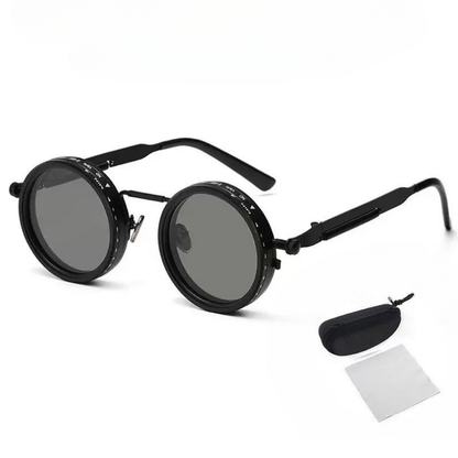 AdjustableSunglass: Starkt Till Svagt Ljus Justerbar Dimningssolglasögon Med Fodral