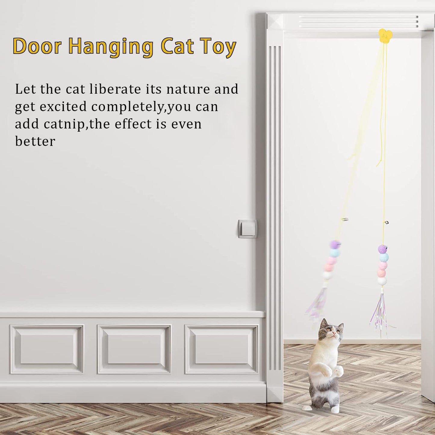 Catfri® CatTeaser 1+1 GRATIS: Interaktiv Katt Chase Leksak