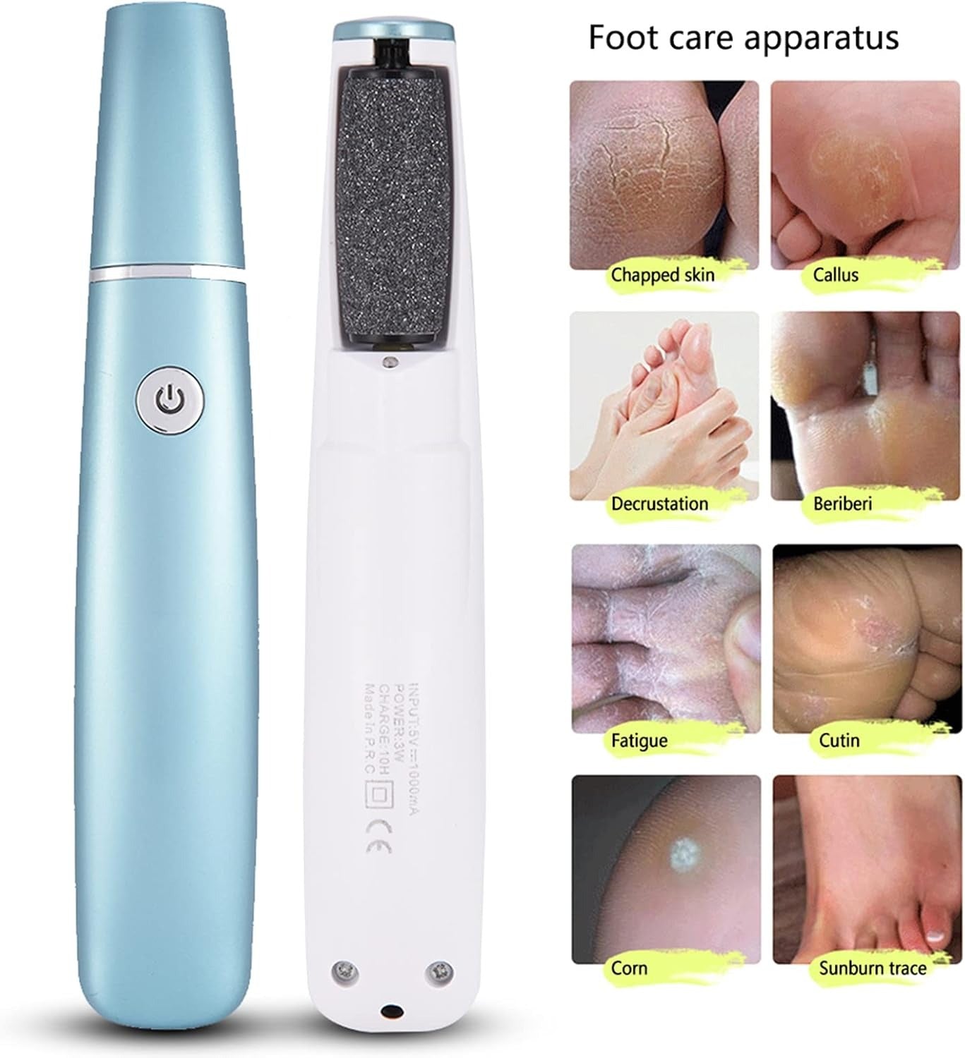 CallusGrinder 1+1 GRATIS - Elektrisk Fot Kvarn Kallus Avlägsnare