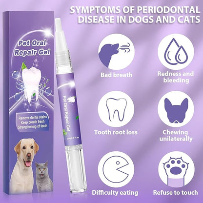 DogCatFri™  DentalPet: Husdjur Dental Reparation Och Rengöring Gel