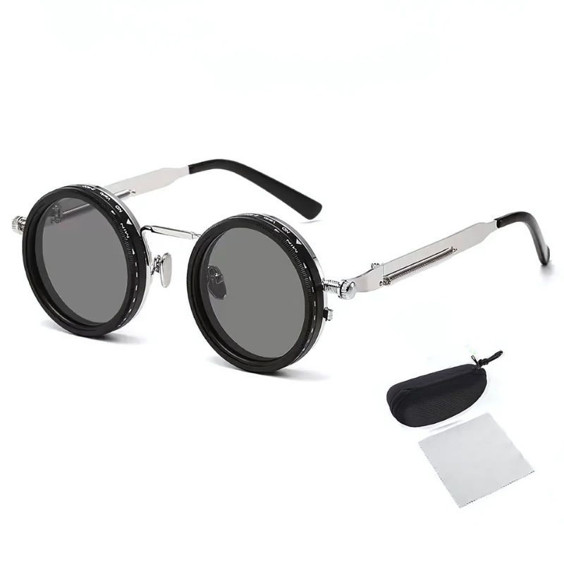 AdjustableSunglass: Starkt Till Svagt Ljus Justerbar Dimningssolglasögon Med Fodral