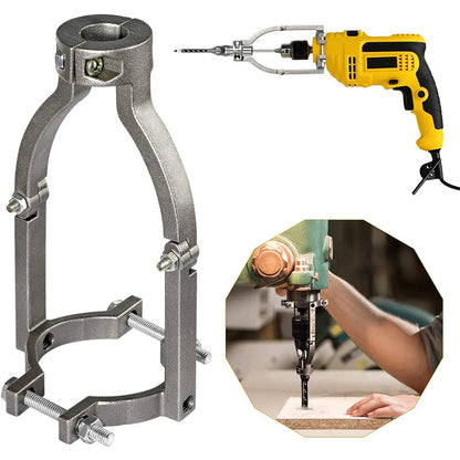 DrillBracket - Träbearbetning Fyrkant Hål Borr Bits Adapter Fäste