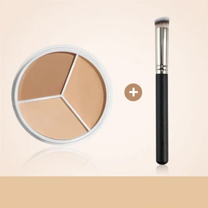 Tri-Colour Concealer + borste