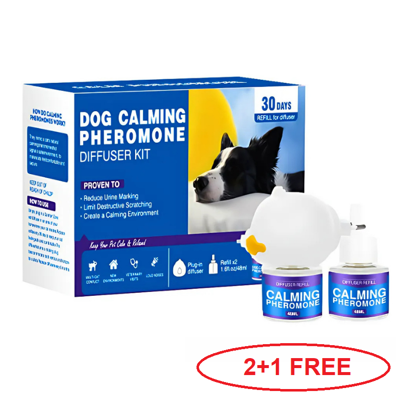 DogCatFri™  PetDiffuser: Husdjur Lugnande Feromon Diffusor-Set