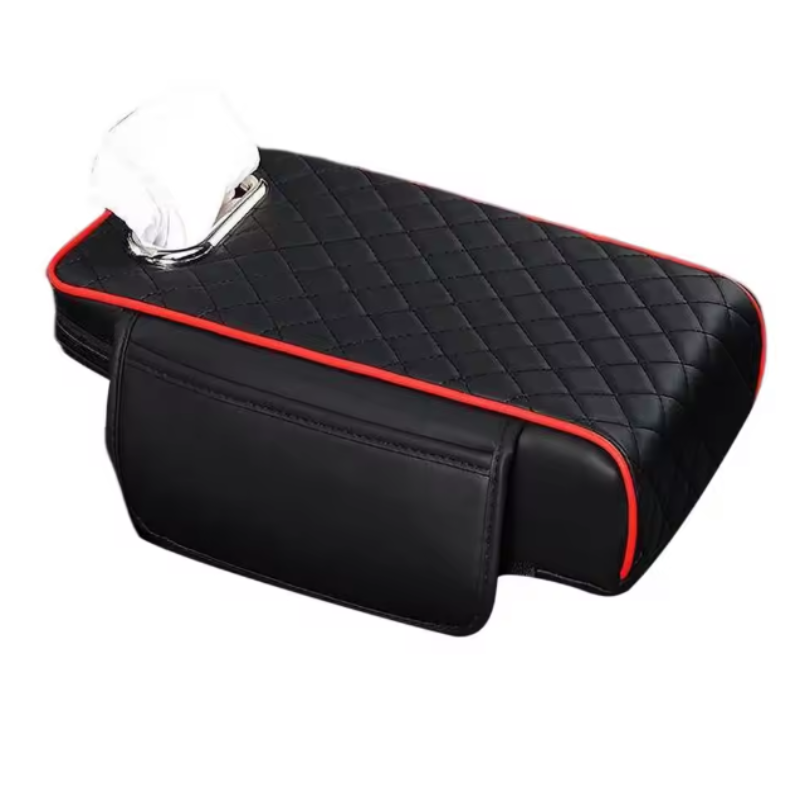 ArmrestCover: Universellt Stöd För Bilarmstöd Omslag Med Förvaringsfickor