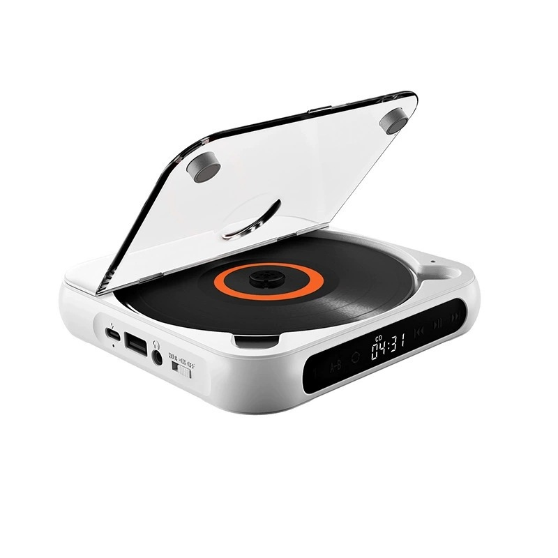 CDPlayer: Bärbar Bluetooth Och Trådbunden CD-Spelare