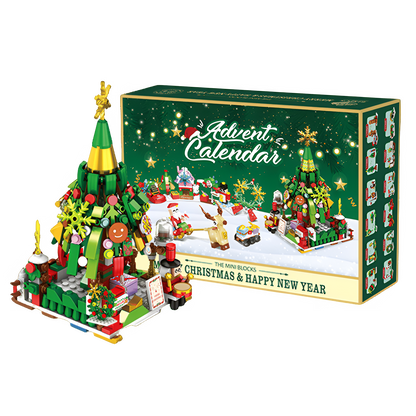 ChristmasBlocks: Jul Advent Kalender Bygg Klossar Set