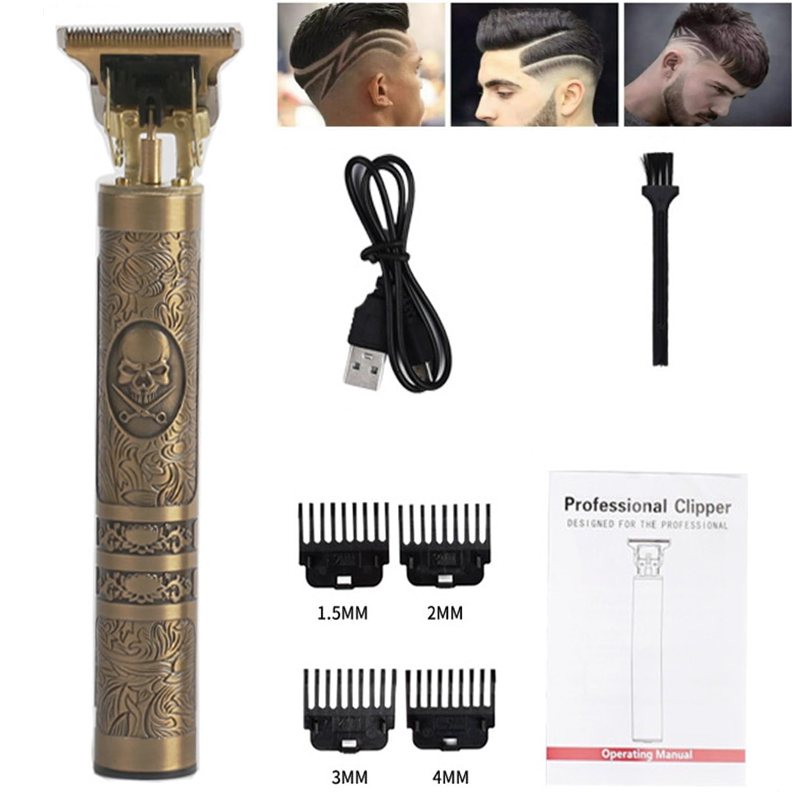 Sladdlös hårtrimmer för män