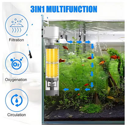 AquariumFilter: Vatten Cirkulation Och Filtrering Akvarie Filter Set