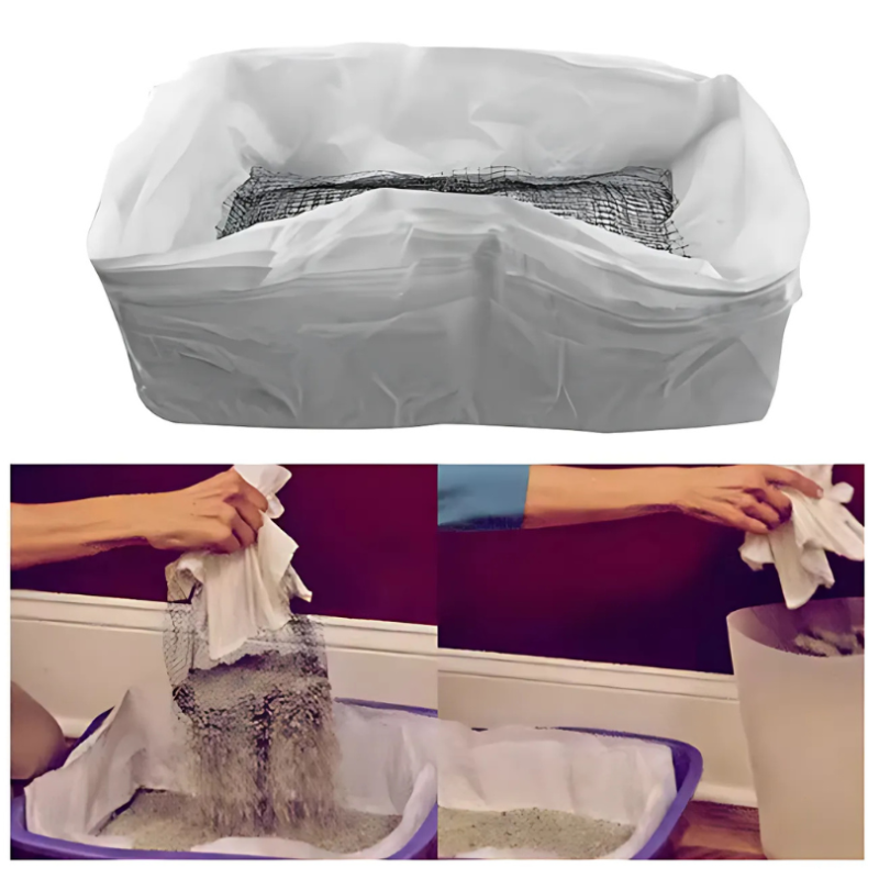 Catfri® WasteFilter 1+1 GRATIS: Återanvändbara Kattsands Liners För Avfall Borttagning