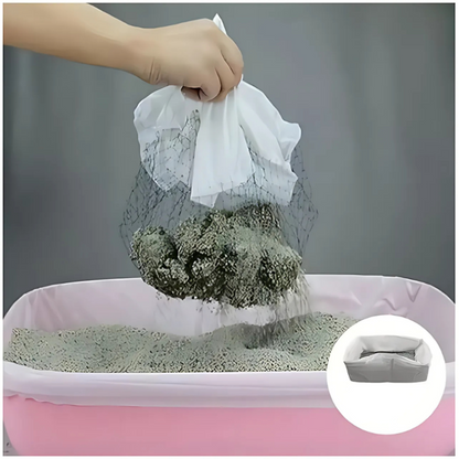 Catfri® WasteFilter 1+1 GRATIS: Återanvändbara Kattsands Liners För Avfall Borttagning