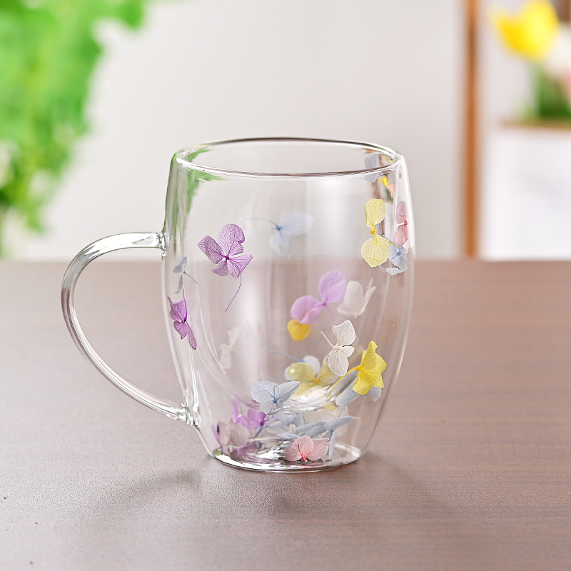 CrystalMug - Dubbel Skiktad Kreativ Glas Muggar