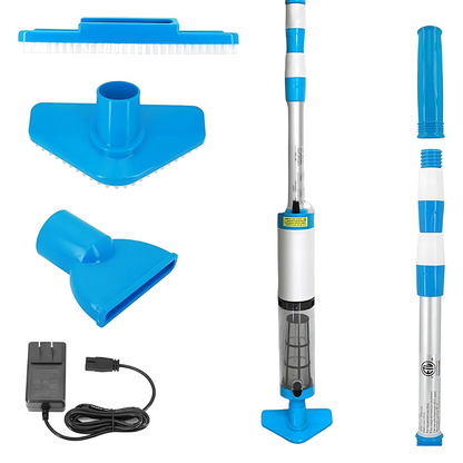Cleaner Pro° PoolCleaner: Uppladdningsbar Handhållen Pool Dammsugare