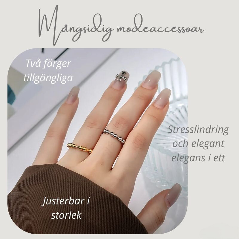 CalmComfort™ - Justerbar pärl-ring | 1+1 GRATIS TILLFÄLLIGT
