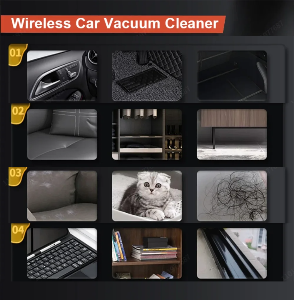 Cleaner Pro° VacuumCleaner: Bärbar Luft Blåsare Och Dammsugare