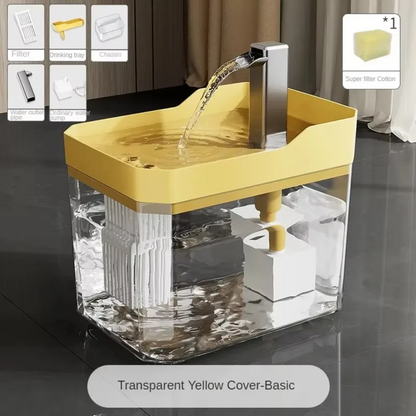 Catfri® WaterFountain: Smart Automatisk Husdjur Vatten Fontän